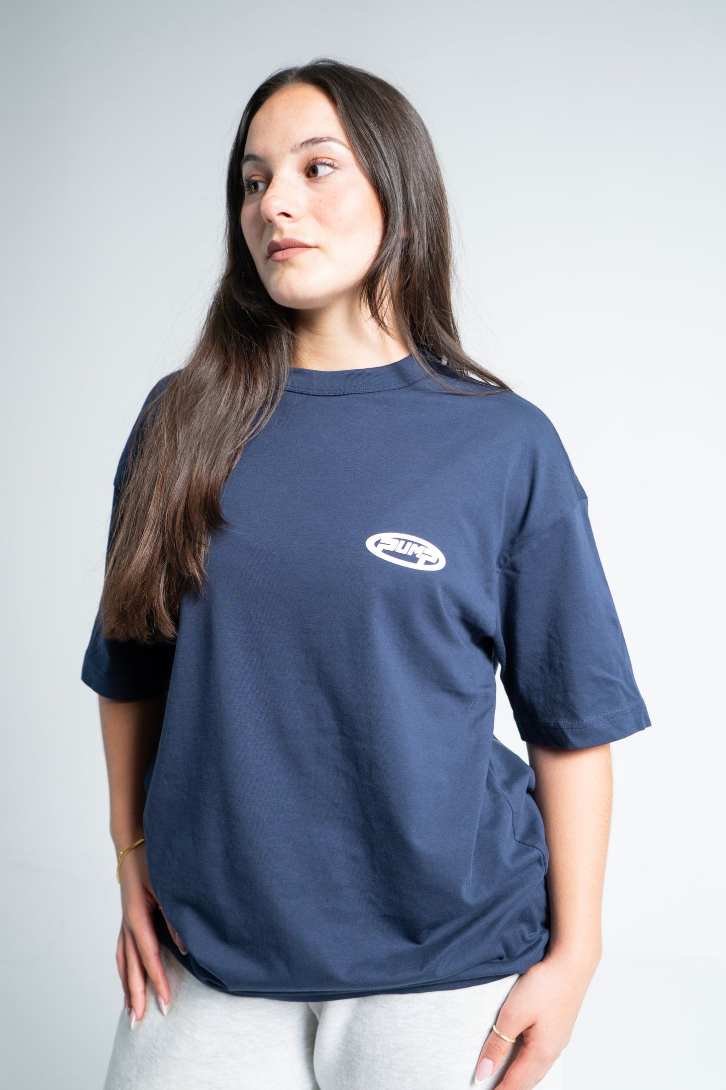 Friends and Family Navy Blue Oversized